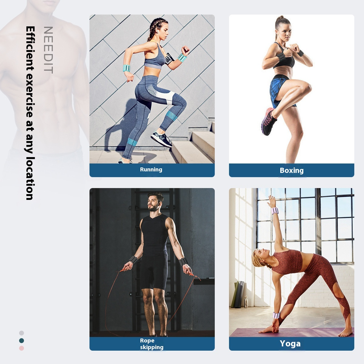 Silicone Weight Bracelet | Weight for Running | Weight for legs | Ankle Weight